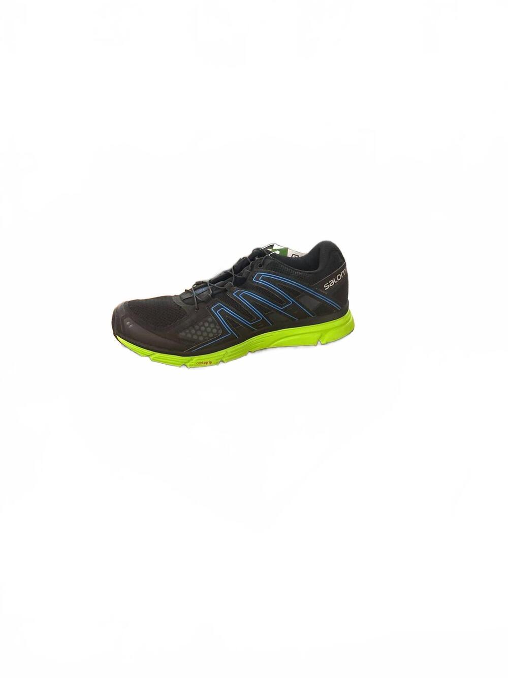 NEW SALOMON men's x-mission 3 shoes in black/green